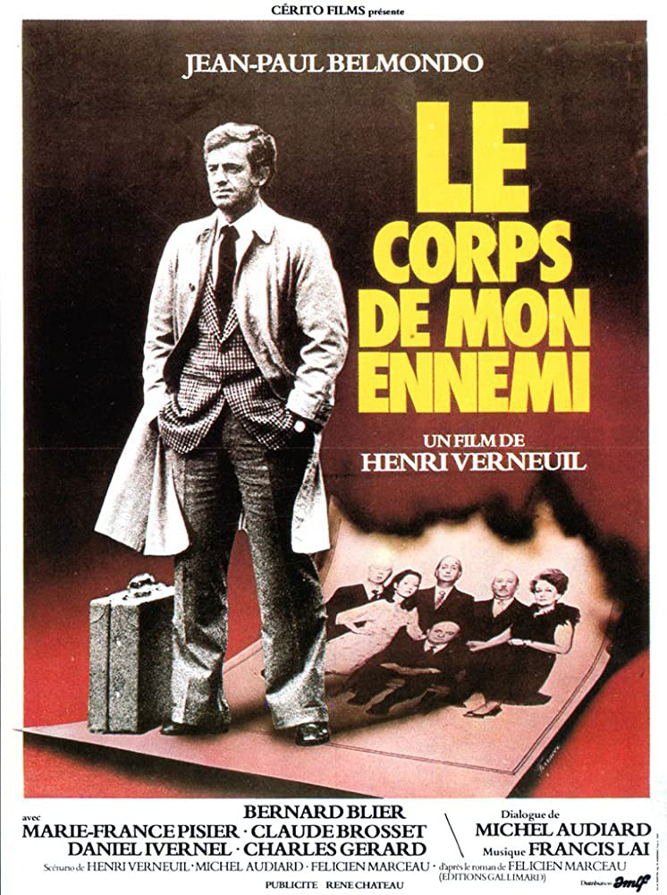 Plakatmotiv (Fr.): Le corps de mon ennemi – Der Körper meines Feindes (1976)