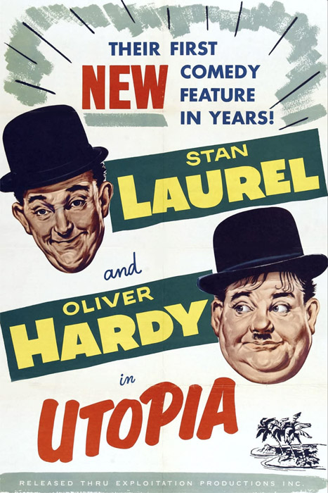 Plakatmotiv (UK): Laurel & Hardy – Utopia (1950)