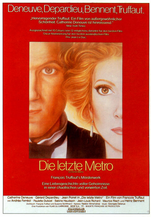 Plakatmotiv: Die letzte Metro (1980)