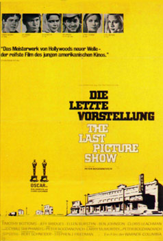 Plakatmotiv: Die letzte Vorstellung (1971)