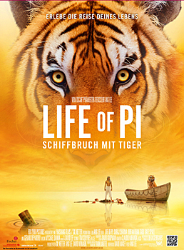 Plakatmotiv: Life of Pi - Schiffbruch mit Tiger (2012)