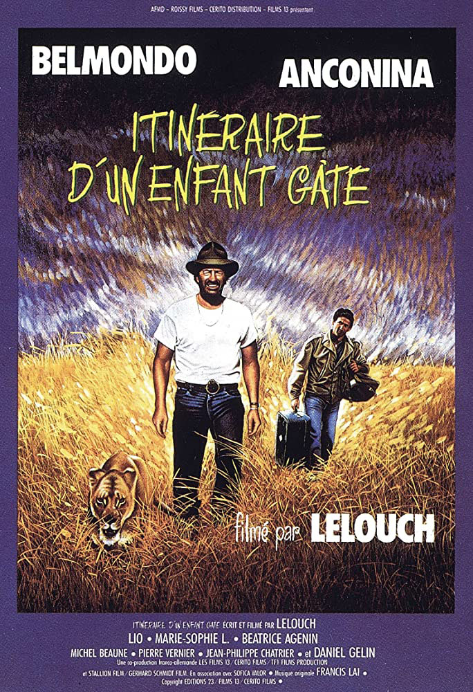 Plakatmotiv (Fr.): Itinéraire d'un enfant gâté – Der Löwe (1988)