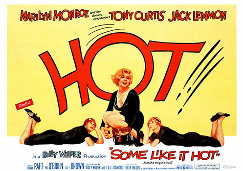 Plakatmotiv (US): Some like it hot (1959)