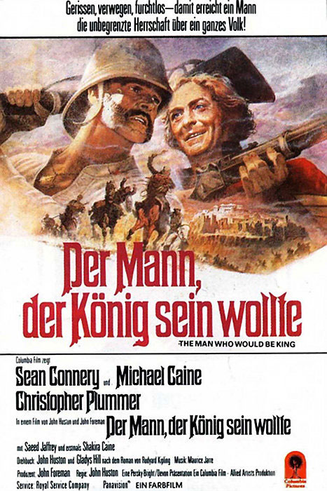 Plakatmotiv: Der Mann, der König sein wollte (1975)