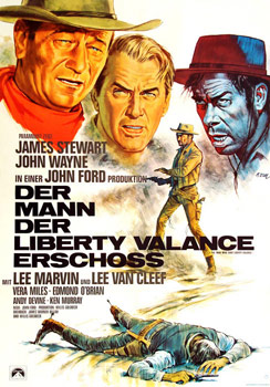 Plakatmotiv: Der Mann, der Liberty Valance erschoss (1962)