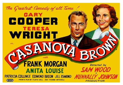 Plakatmotiv (US): Casanova Brown – Der Mann, der nicht zur Hochzeit kam (1944)