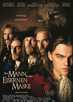 Plakatmotiv: Der Mann in der Eisernen Maske (1998)