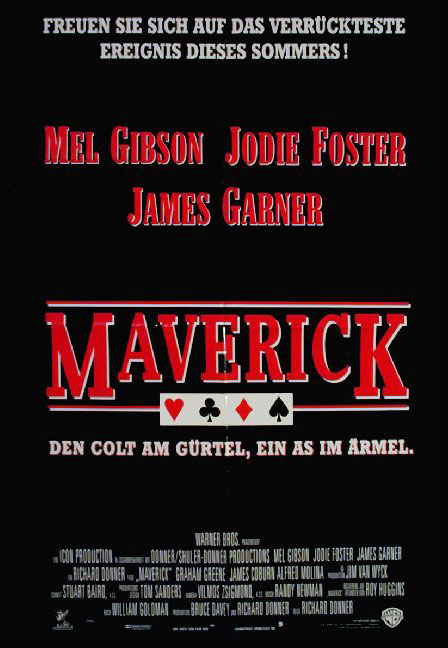 Plakatmotiv: Maverick – Den Colt am Gürtel, ein As im Ärmel (1994)