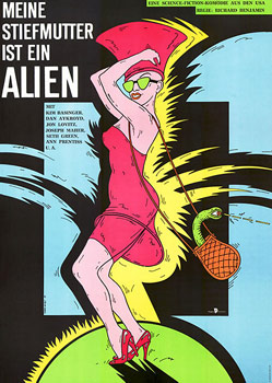 Plakatmotiv (DDR): Meine Stiefmutter ist ein Alien (1988)