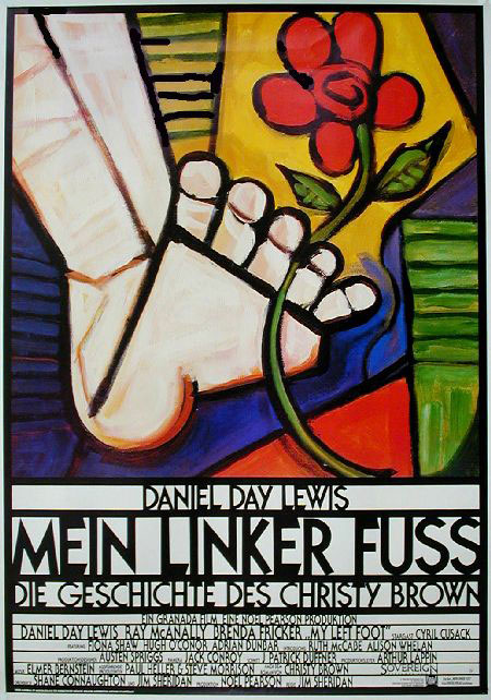 Plakatmotiv: Mein linker Fuß (1989)