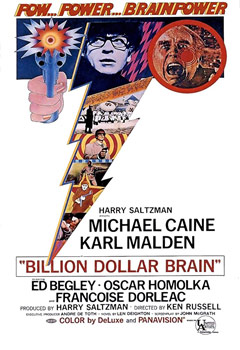 Plakatmotiv (US): Billion Dollar Brain – Das Milliarden-Dollar-Gehirn (1967)