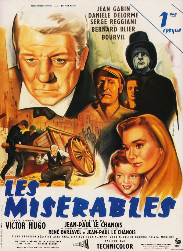 Plakatmotiv (Fr.): Les Mis&eacute;rables (1958)
