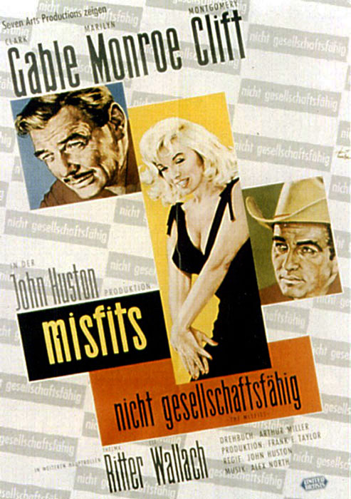 Plakatmotiv: Misfits – Nicht gesellschaftsfähig (1961)