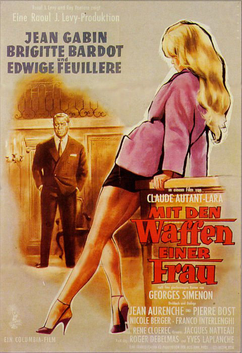 Plakatmotiv: Mit den Waffen einer Frau (1958)