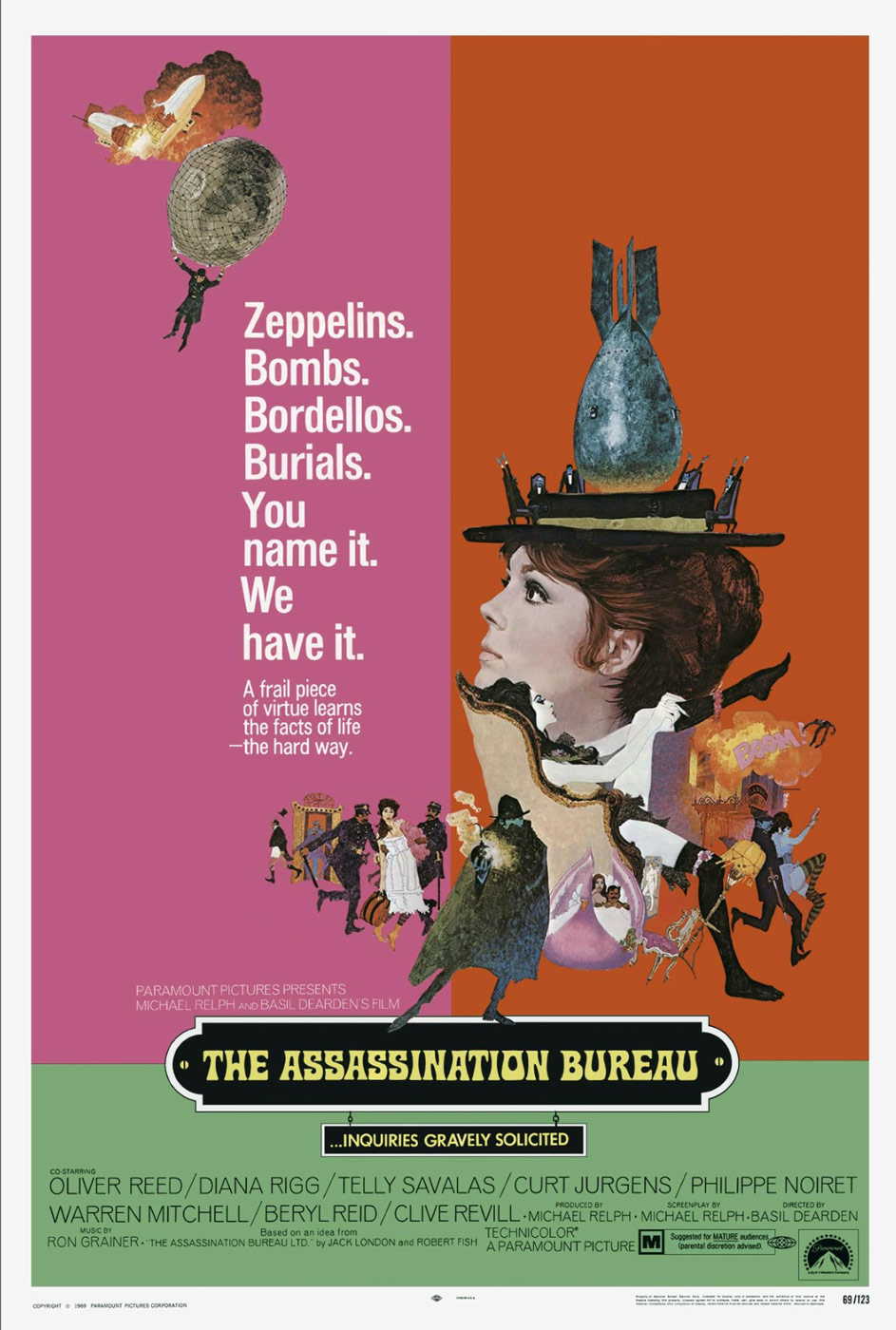 Plakatmotiv (UK): The Assassination Bureau (1969)