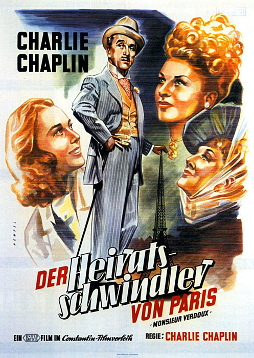 Plakatmotiv: Monsieur Verdoux – Der Frauenmörder von Paris (1947)