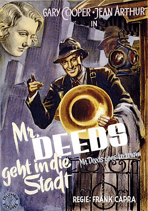 Plakatmotiv: Mr. Deeds geht in die Stadt (1936)