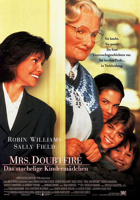 Plakatmotiv: Mrs. Doubtfire – Das stachlige Kindermädchen (1993)