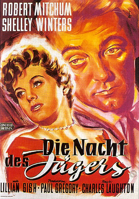 Plakatmotiv: Die Nacht des Jägers (1955)