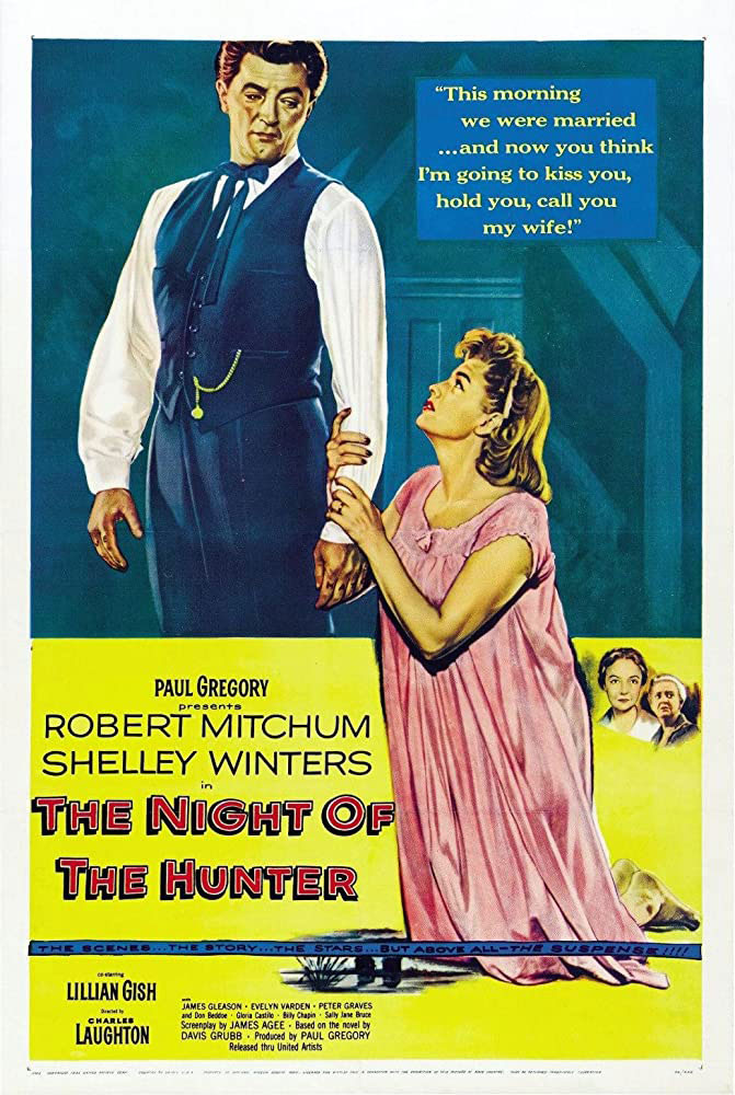 Plakatmotiv (US): The Night of the Hunter (1955)