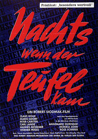 Plakatmotiv: Nachts, wenn der Teufel kam (1957)