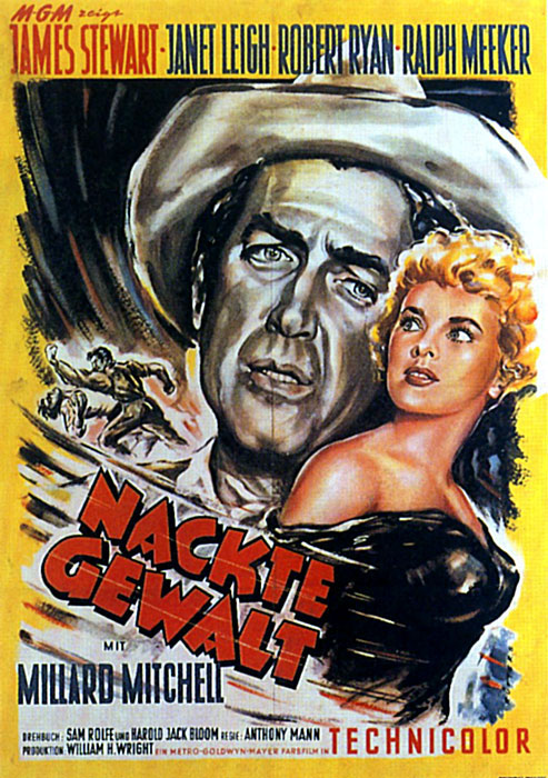 Plakatmotiv: Nackte Gewalt (1953)