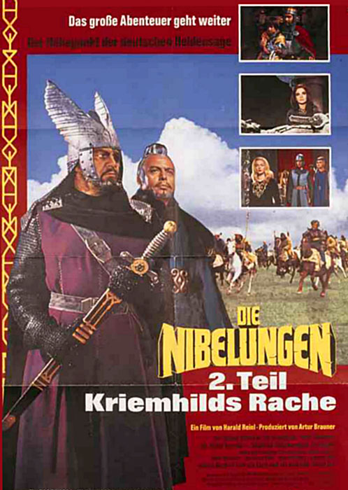 Plakatmotiv: Die Nibelungen – Kriemhilds Rache (1967)