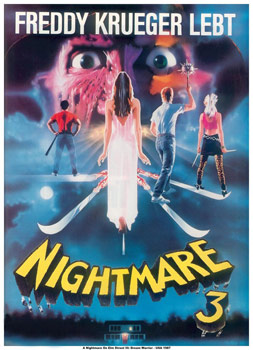 Kinoplakat: Nightmare 3 – Freddy lebt (1987)