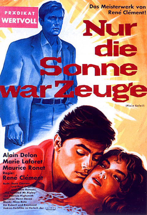 Plakatmotiv: Nur die Sonne war Zeuge (1960)