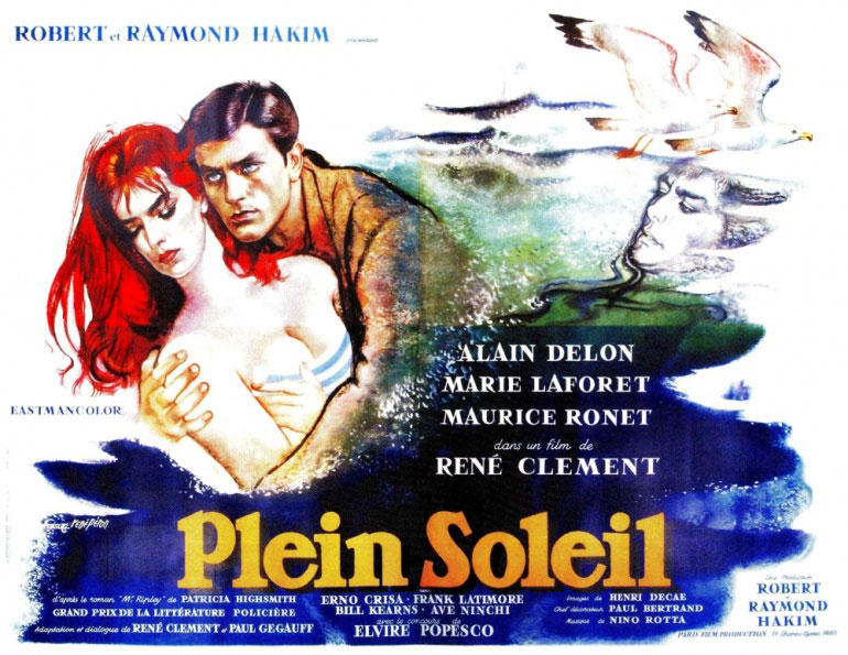 Plakatmotiv (Fr.): Plein Soleil – Nur die Sonne war Zeuge (1960)