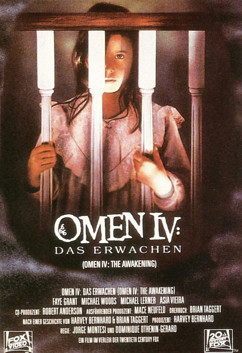 Plakatmotiv: Omen IV: Das Erwachen (1991)