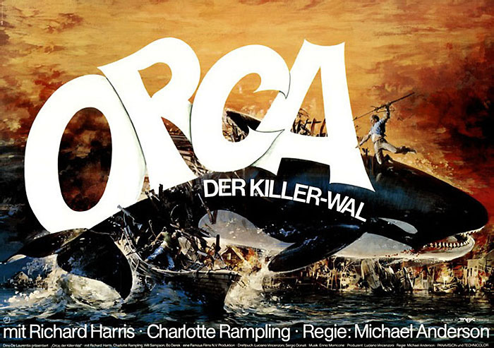 Plakatmotiv: Orca, der Killerwal (1977)