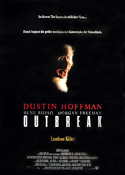 Teaserplakat: Outbreak – Lautlose Killer (1995)