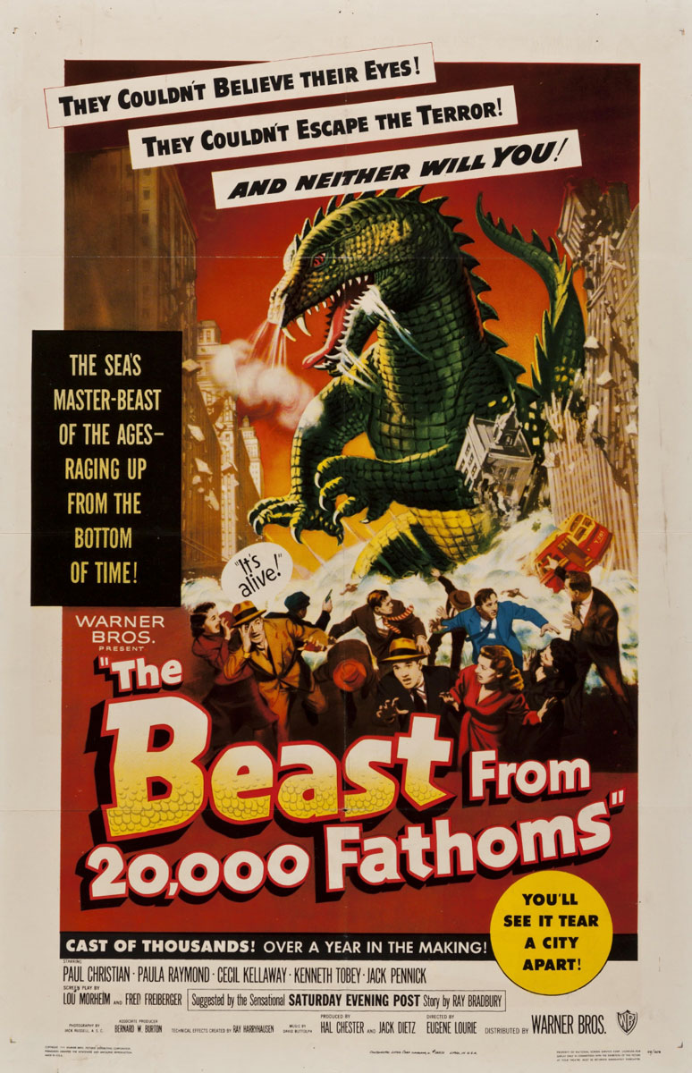 Plakatmotiv (US): The Beast from 20.000 Fathoms (1953)
