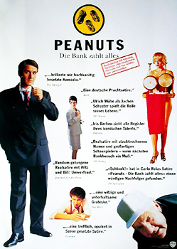 Kinoplakat: Peanuts – Die Bank zahlt alles