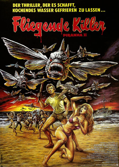 Plakatmotiv: Piranhas II – Fliegende Killer (1981)