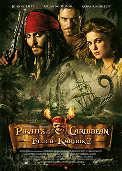 Kinoplakat: Pirates of the Caribbean 2 - Fluch der Karibik