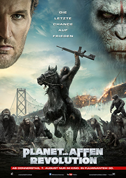 Kinoplakat: Planet der Affen - Revolution