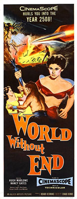 Plakatmotiv (US): World withot Ende – Planet des Grauens (1956)