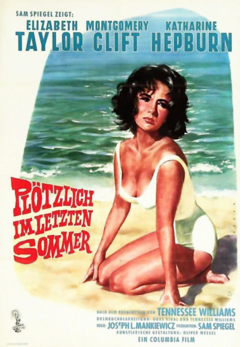 Plakatmotiv: Plötzlich im letzten Sommer (1959)