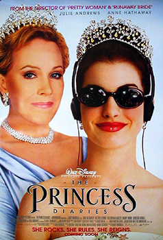 Kinoplakat (US): The Princess Diaries