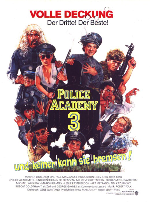 Plakatmotiv: Police Academy 3 – … und keiner kann sie bremsen (1986)