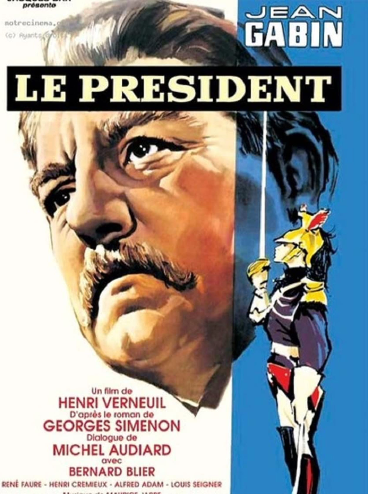 Plakatmotiv (Fr.): Le président (1961)