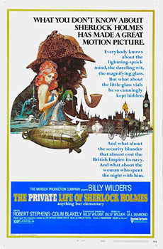 Plakatmotiv (US): Das Privatleben des Sherlock Holmes (1970)