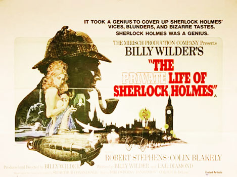 Plakatmotiv (US): Das Privatleben des Sherlock Holmes (1970)