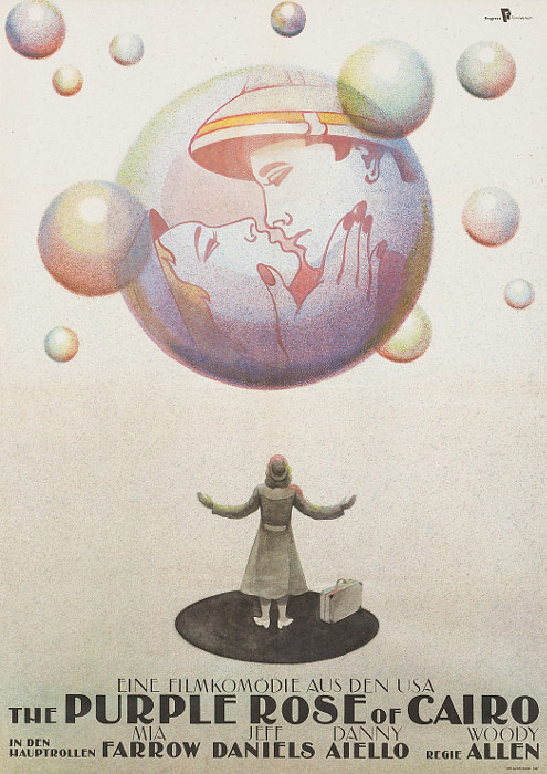 Plakatmotiv (DDR): The Purple Rose of Cairo (1985)