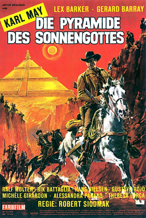 Plakatmotiv: Die Pyramide des Sonnengottes (1965)
