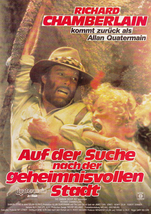 Plakatmotiv: Quatermain – Auf der Suche nach der geheimnisvollen Stadt (1986)