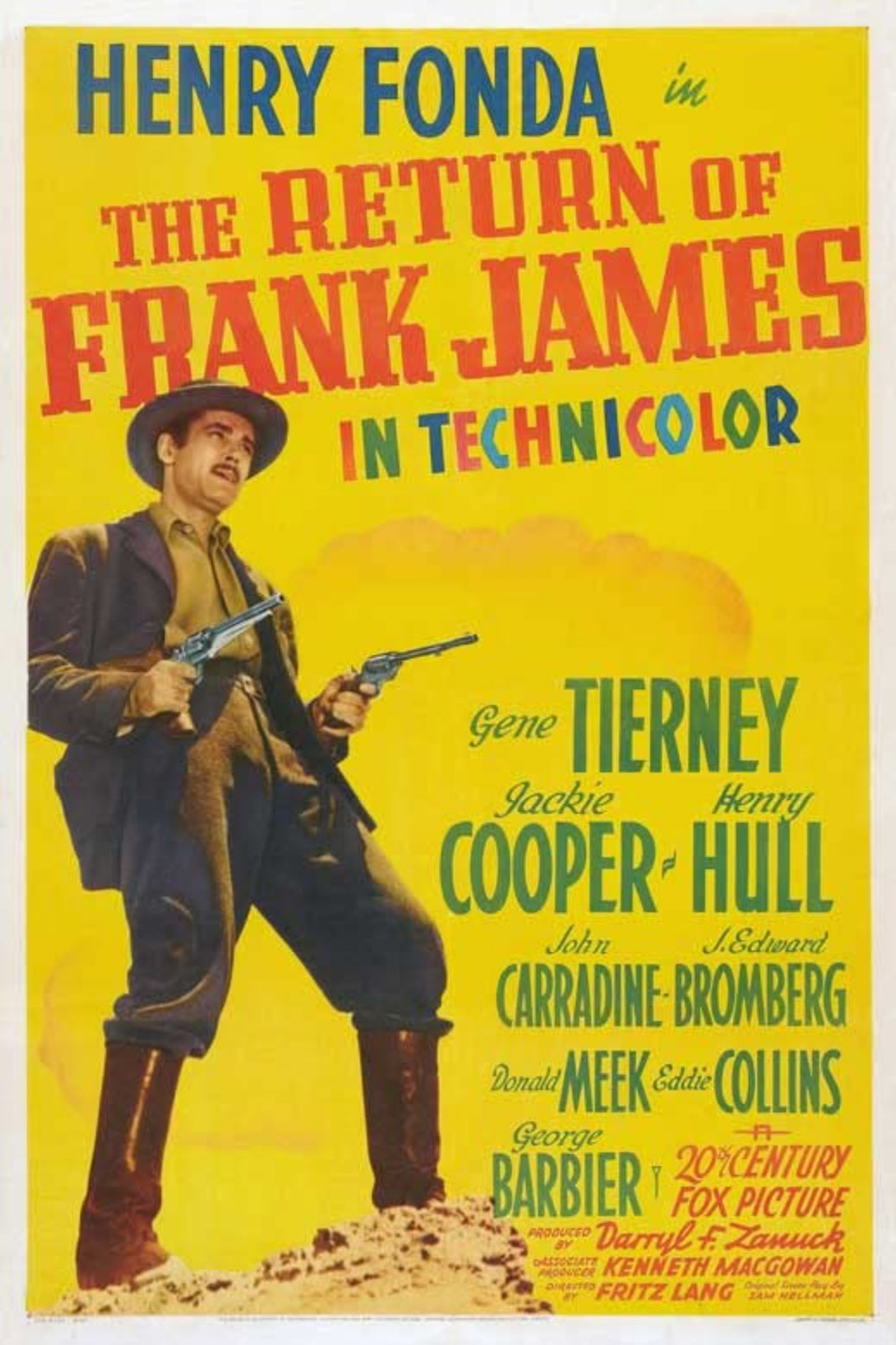 Plakatmotiv (US): The Return of Frank James (1940)