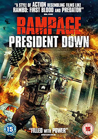 DVD-Cover (US): Rampage – President down (2016)